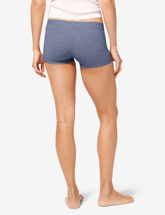 Women's Cool Cotton Boyshort, Solid Heather Women's Cool Cotton Boyshort, Solid Heather