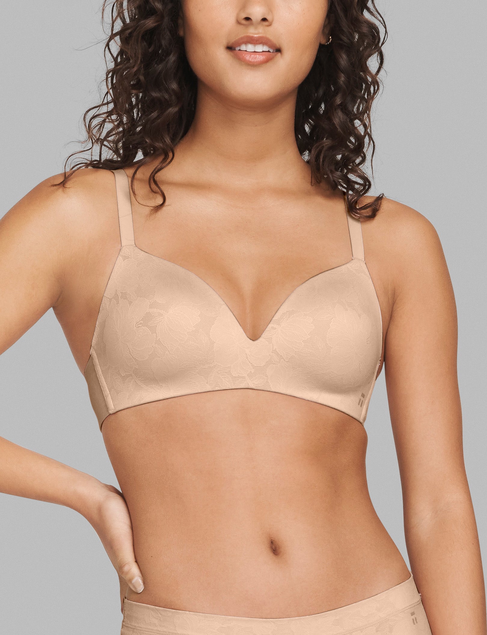 Lightly Lined Front-Close Wireless Bra