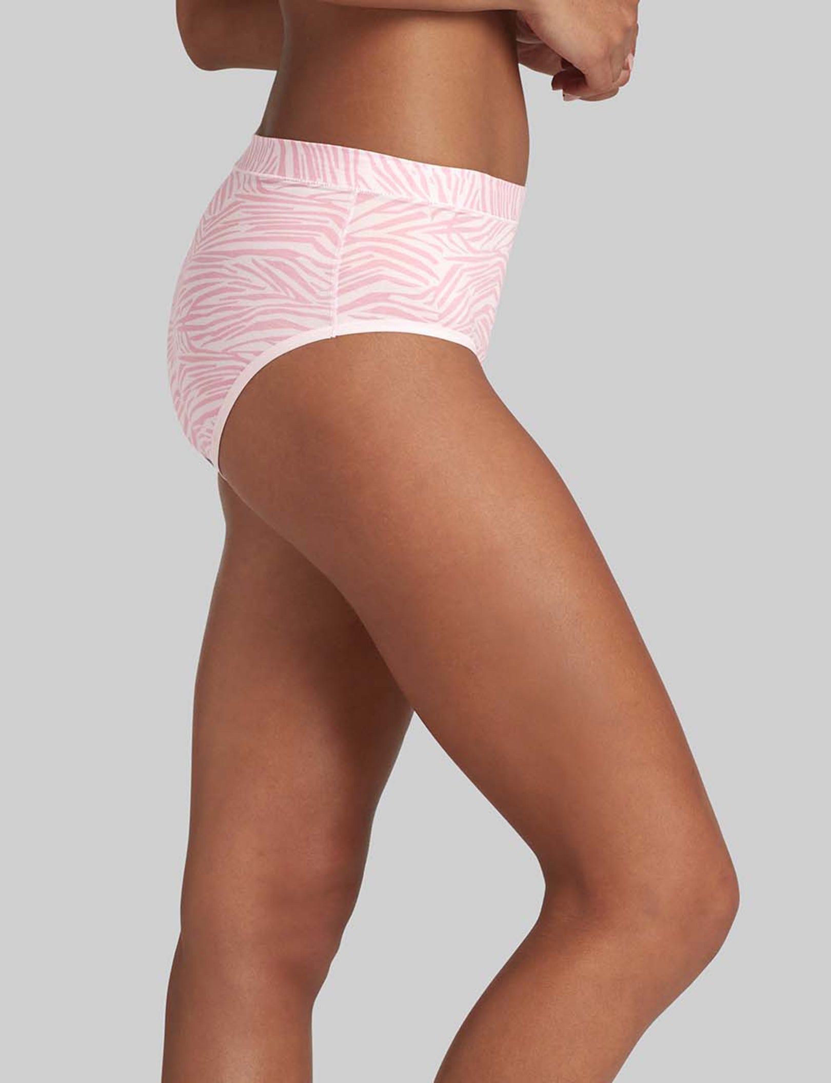 Buy SHINEMART Women's Cotton High Leg Brief Underwear All Day