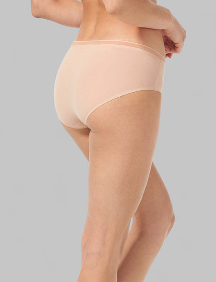  Women's Mid Waisted Underwear Cotton Panty Super Stretchy Briefs  Elegant Relaxed Invisibles Briefs Beige : Clothing, Shoes & Jewelry