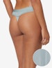 Women's Second Skin Luxe Rib Thong (3-Pack)