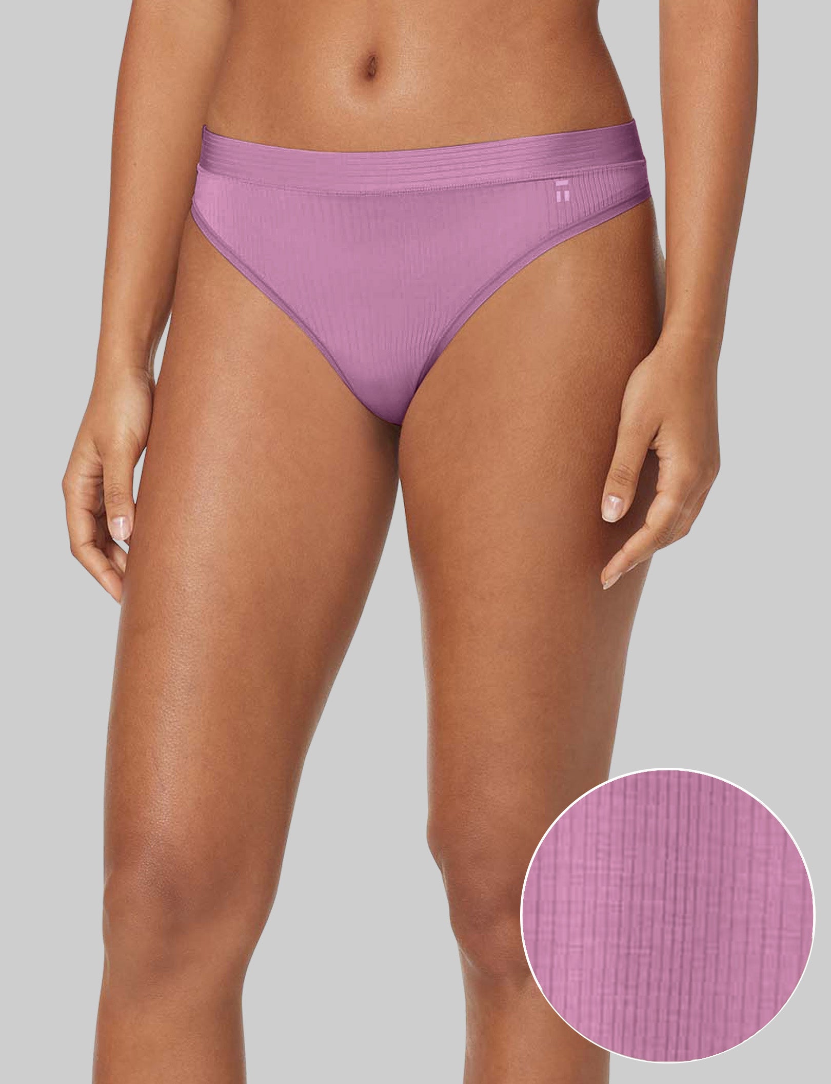 Women's Second Skin Luxe Rib Thong – Tommy John