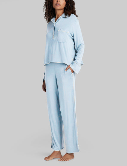 Jonny Long Sleeve Pajama Set - Navy