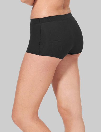 Sexy Basics Women's Boy Cut Boy Short Panties Comfort Pack of 12 /  Ultra-Soft Cotton Stretch Underwear