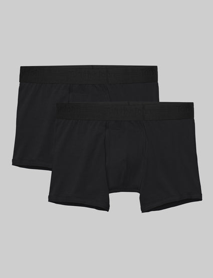 Black Jack Men's Long-Leg Seamless Boxer Briefs (6-Pack)