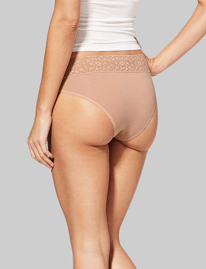 SAYFUT Women's Underwear Cotton Brief Panty,Soft Stretch Cheekini