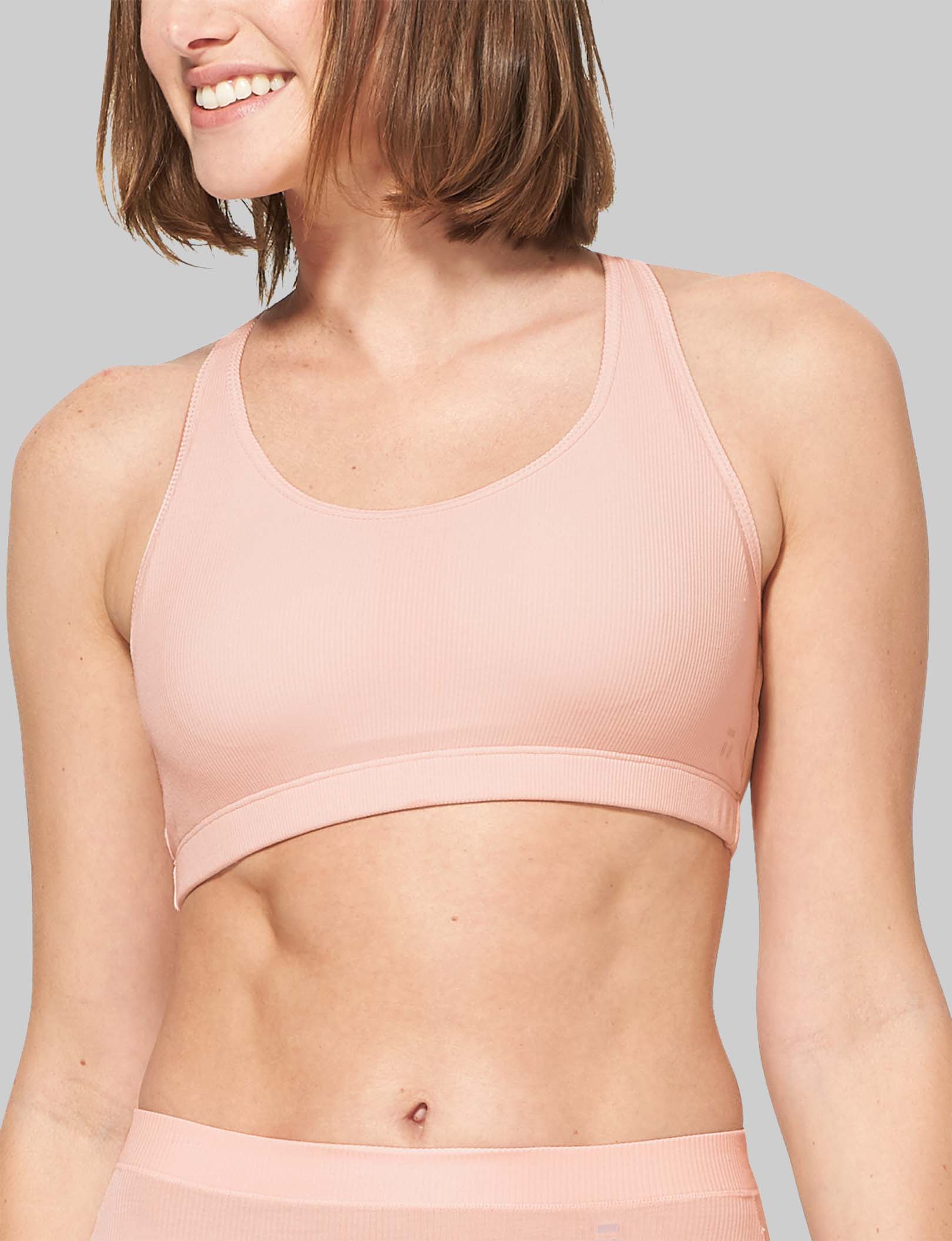 Shop Yummie Jules Cropped Ribbed Bralette