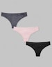 Women's Second Skin Thong (3-Pack)