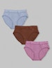 Women's Second Skin Luxe Rib Brief (3-Pack)