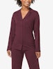 Women's Pajama Long Sleeve Top, Lace Trim Image