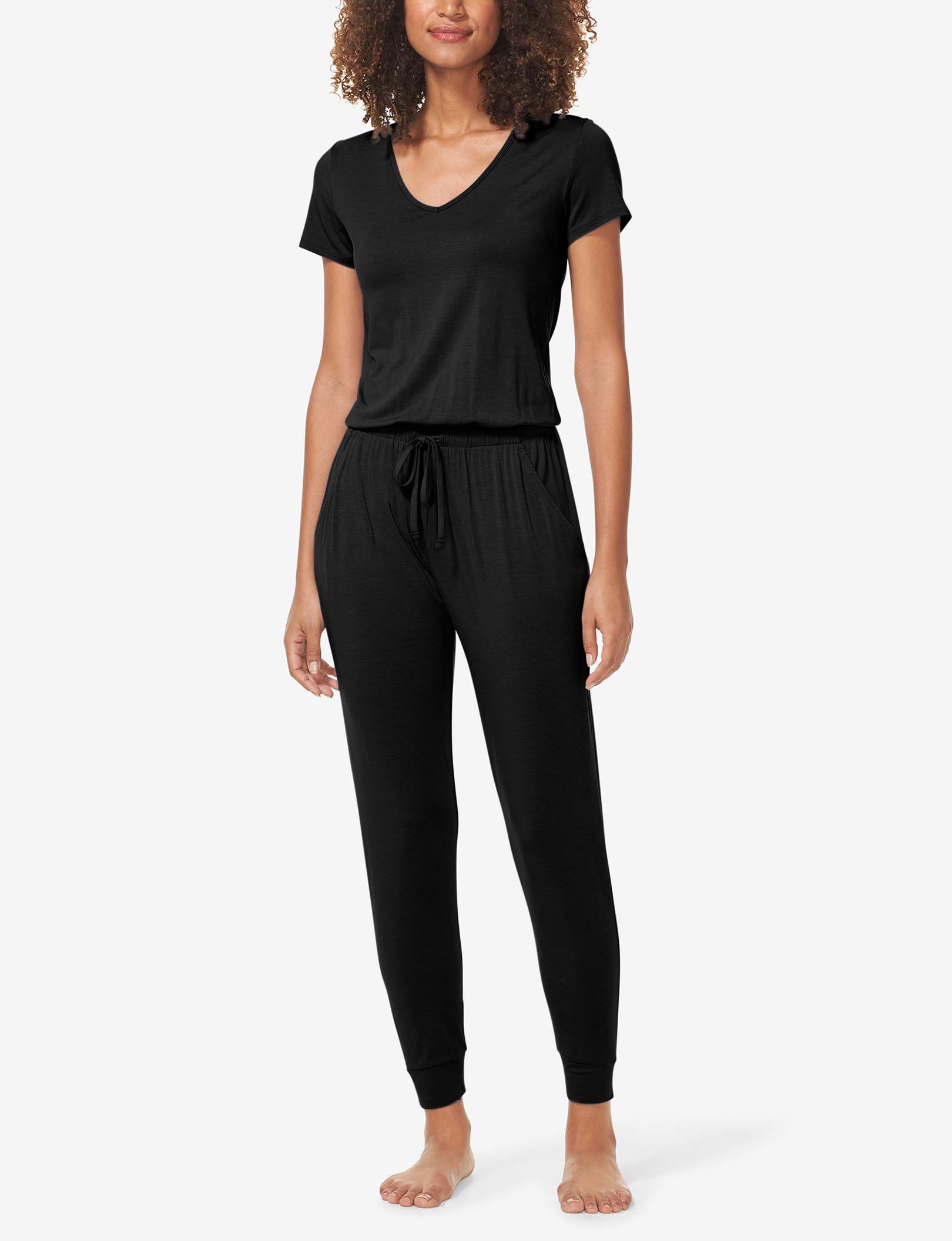 Women s Short Sleeve Lounge Jumpsuit Tommy John