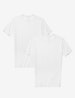 Cotton Basics Crew Neck Stay-Tucked Undershirt 2 Pack Image