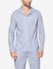 Woven Button Up Pajama Top Image
